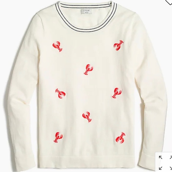 J. Crew Factory Sweaters - Lobster Teddie Sweater